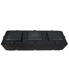 Folding rubber bracket bottom 600x100x190mm Raiser(NP-R), 1pc. CASTEL ENGINEERING