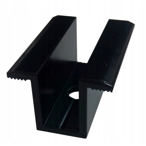 Middle clamp / universal - black / ALU