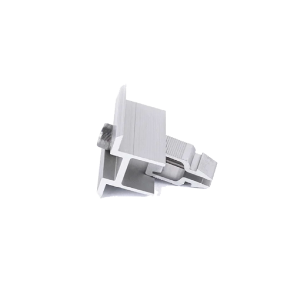 Middle clamp / universal "CLICK" 50 mm - silver / ALU