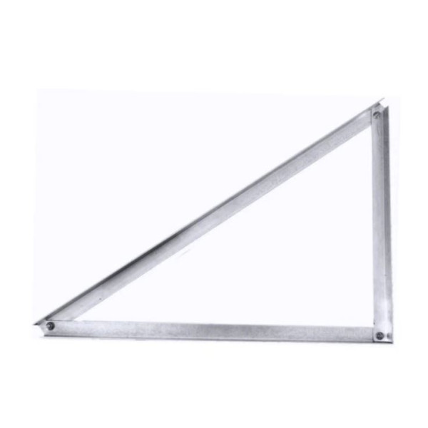 Mounting triangle - horizontal 30 degrees / ALU / Set