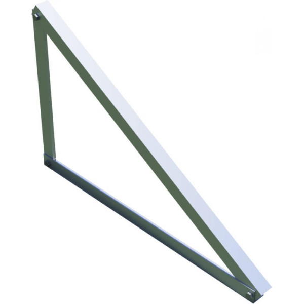 Mounting triangle - vertical 15 degrees / ALU / Set