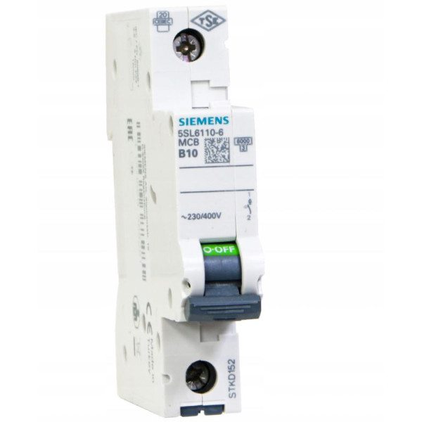 SIEMENS circuit breaker B10 1P